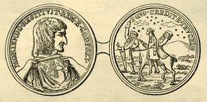 Medalha para comemorar o assassinato de Godfrey, c1876. de Unbekannt