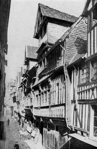 Medieval Lisieux, Normandia, França, c1930s de Unbekannt