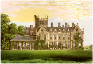 Melbury House, Dorset, casa do conde de Ilchester, c1880 de Unbekannt