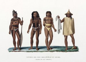 Homens das Ilhas Carolinas de Unbekannt