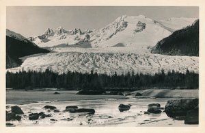 Geleira de Mendenhall perto de Juneau, Alaska, c1940. de Unbekannt