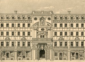 Capela de Mercers, reconstruída após o incêndio, 1897. de Unbekannt