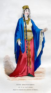 Rainha Merovíngia, séculos V e VIII, de 1882 a 1884 de Unbekannt