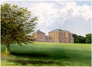 Mersham-le-Hatch, Kent, casa do baronete Knatchbull, c1880 de Unbekannt
