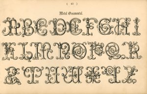 Metal Ornamental, 1862 de Unbekannt