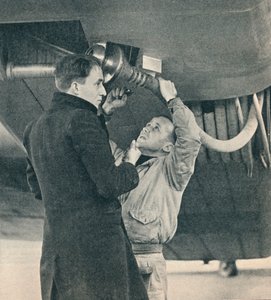 Método de reabastecimento de aeronaves desenvolvido por Sir Alan Cobham, c1936 c1937 de Unbekannt