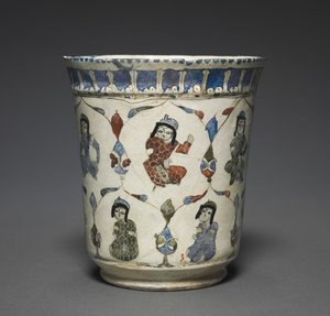 Copo de Minai com príncipes assentados, 1180-1220. de Unbekannt