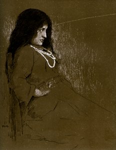 Senhorita Constance Collier em um dia de verão, 1899 de Unbekannt