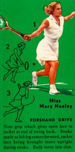 Miss Mary Heeley - Forehand Drive, c1935. de Unbekannt