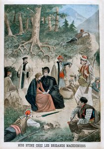 Miss Stone com os macedônios, 1901 de Unbekannt