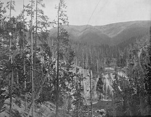 Rio Missouri, abaixo de Great Falls, Montana, c1897. de Unbekannt
