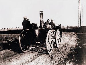 Cozinha móvel subindo a linha, c1914-c1918 de Unbekannt