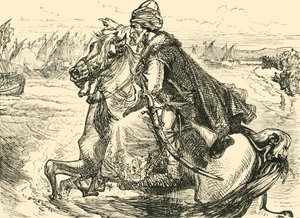 Mohammed II Incentivando Seus Marinheiros, 1890. de Unbekannt