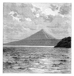 Vulcão Mombacho e as margens do Lago Nicarágua, c1890 de Unbekannt