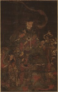 Monju e Atendentes, 1200s. de Unbekannt