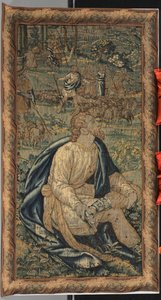 Moisés e Filha de Jethros, século XVII. de Unbekannt