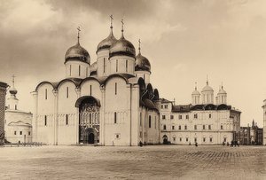 Moscow. Catedral da Dormição. Por volta de 1900 de Unbekannt