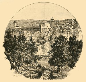 Mesquita em Hebron, 1890. de Unbekannt