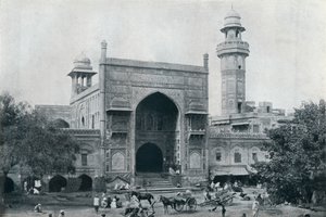 Mesquita de Wazir Khan, Lahore, c1942 de Unbekannt
