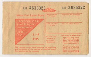Livro de ração para combustível de motor, c1973 de Unbekannt