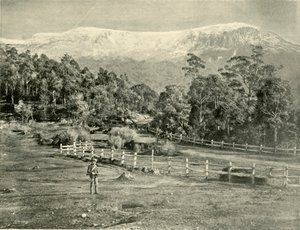 Monte Wellington, da Huon Road, 1901. de Unbekannt