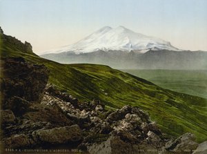 Montanha perto de Kislovodsk, Rússia, c1895 de Unbekannt