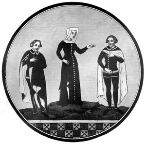 Hábitos de luto, século XIV, 1910 de Unbekannt