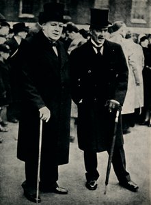 Chamberlain e Churchill, 23 de fevereiro de 1940, 1945. de Unbekannt