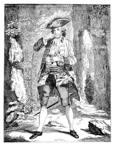 Sr. Woodward no personagem Mercutio, 1753 de Unbekannt