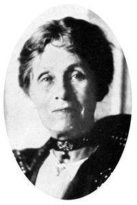 Emmeline Pankhurst, sufragista inglesa, início do século XX de Unbekannt