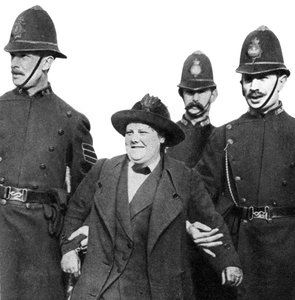 Flora Drummond, presa em Hyde Park, Londres, 1914, 1935 de Unbekannt