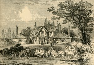 Sra. Siddons House em Westbourne Green, 1800, c1876. de Unbekannt