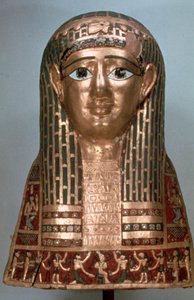 Máscara de múmia de uma senhora, período tardio, 1085-332 aC de Unbekannt