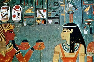 Mural dos túmulos dos nobres, Tebas, Luxor, Egito de Unbekannt