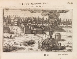 Moscóvia, Milagona. Ilustração para Journael vande legatie..., de Antonis Goeteeris, c1616-1617. de Unbekannt