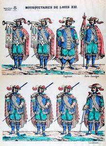 Mosqueteiros de Luís XIII, século XVII século XIX de Unbekannt