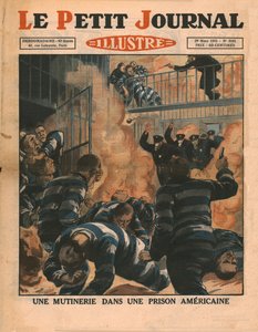 Motim em uma prisão americana, 1931. de Unbekannt