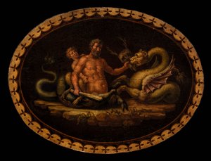 Cena mitológica, século XVIII. de Unbekannt