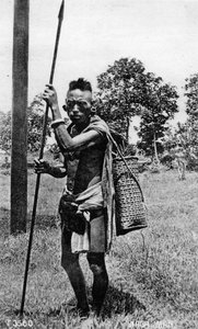 Homem Naga, Índia, século XX de Unbekannt