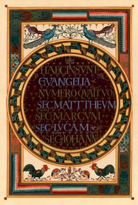 Nomes dos quatro evangelistas, c800 dC de Unbekannt