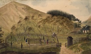 Local de enterro de Napoleão em Santa Helena, 1833 de Unbekannt