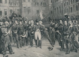 Adeus à Guarda Imperial em Fontainebleau, 20 de abril de 1814, 1896 de Unbekannt
