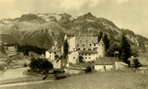 Castelo de Naudersberg, Nauders, Áustria, c1935. de Unbekannt