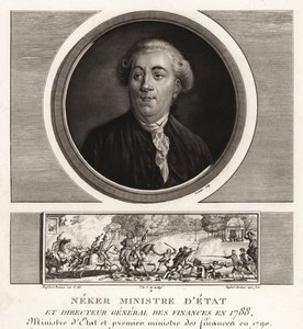Neker ou Jacques Necker, ministro de Estado e diretor geral de finanças de Unbekannt