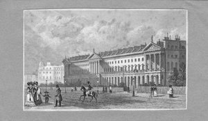 Edifício neoclássico, século XIX. de Unbekannt