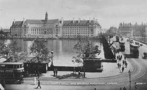 Novo condado salão e monumento Boadicea, Londres, c1925 de Unbekannt
