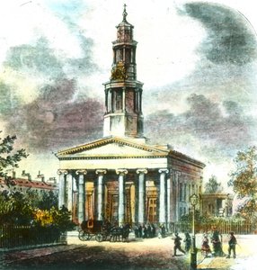 Nova Igreja de St. Pancras, século XIX. de Unbekannt