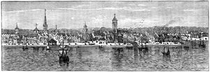 Nova York em meados do século XVIII, c1880 de Unbekannt