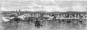 Nova York em meados do século XVIII, c1880 de Unbekannt