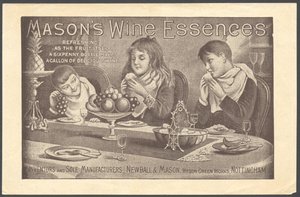 Newball & Mason Wine Essences, 1890s de Unbekannt